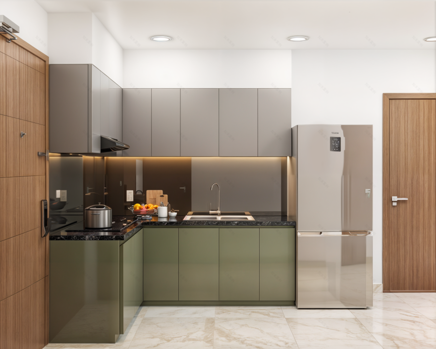 现代折纸风格室内设计丨越南胡志明市-10