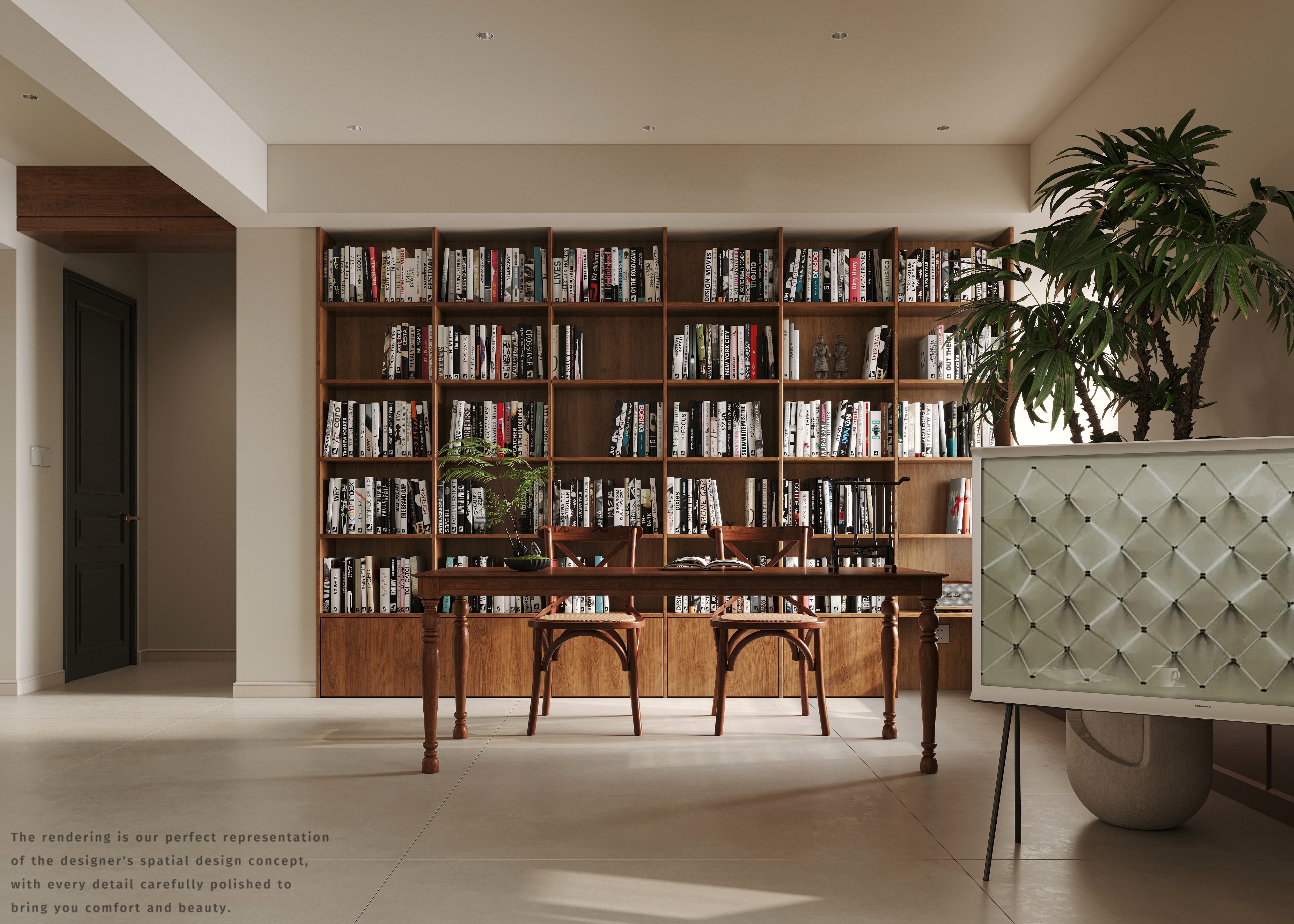 中古风客餐厅书房-7