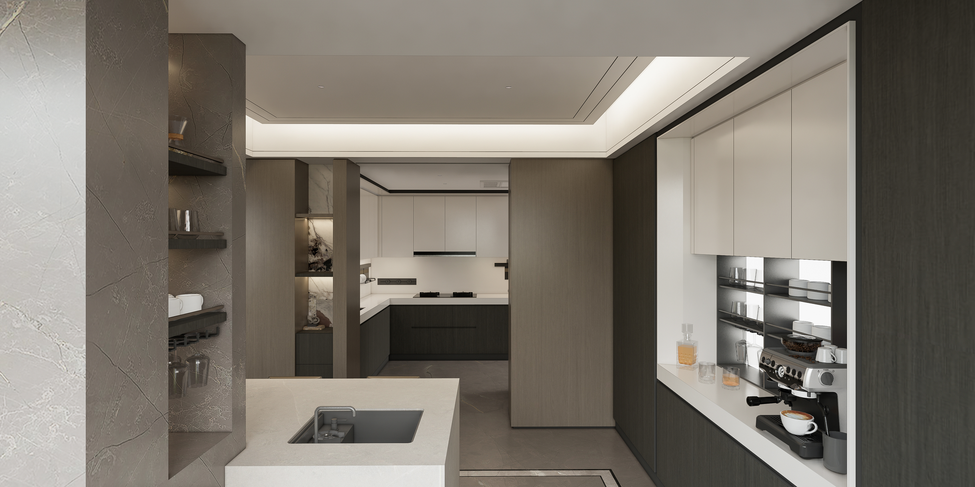 平层住宅设计改造/ENS渲染-12