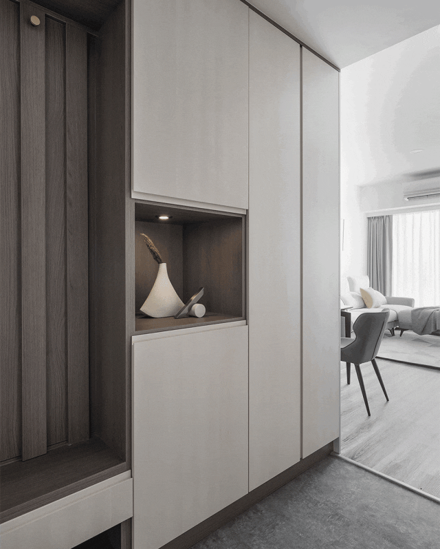 2023 年现代风微侘寂感住所设计典范丨欧德-13