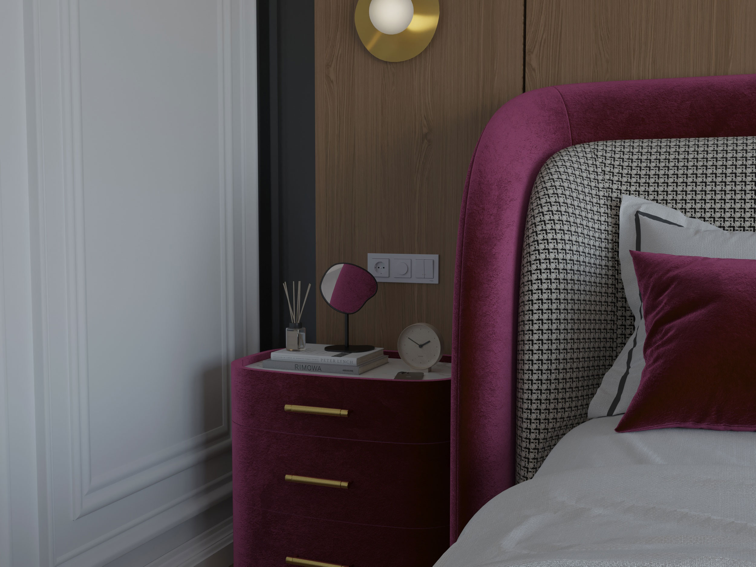 新古典主义卧室设计丨Abdelrahman ayman-8