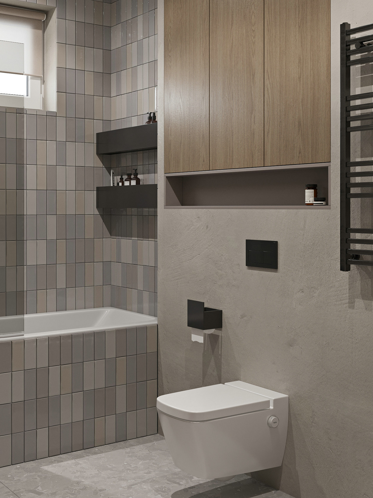 原木搭配活力橙,打造舒适空间感-9