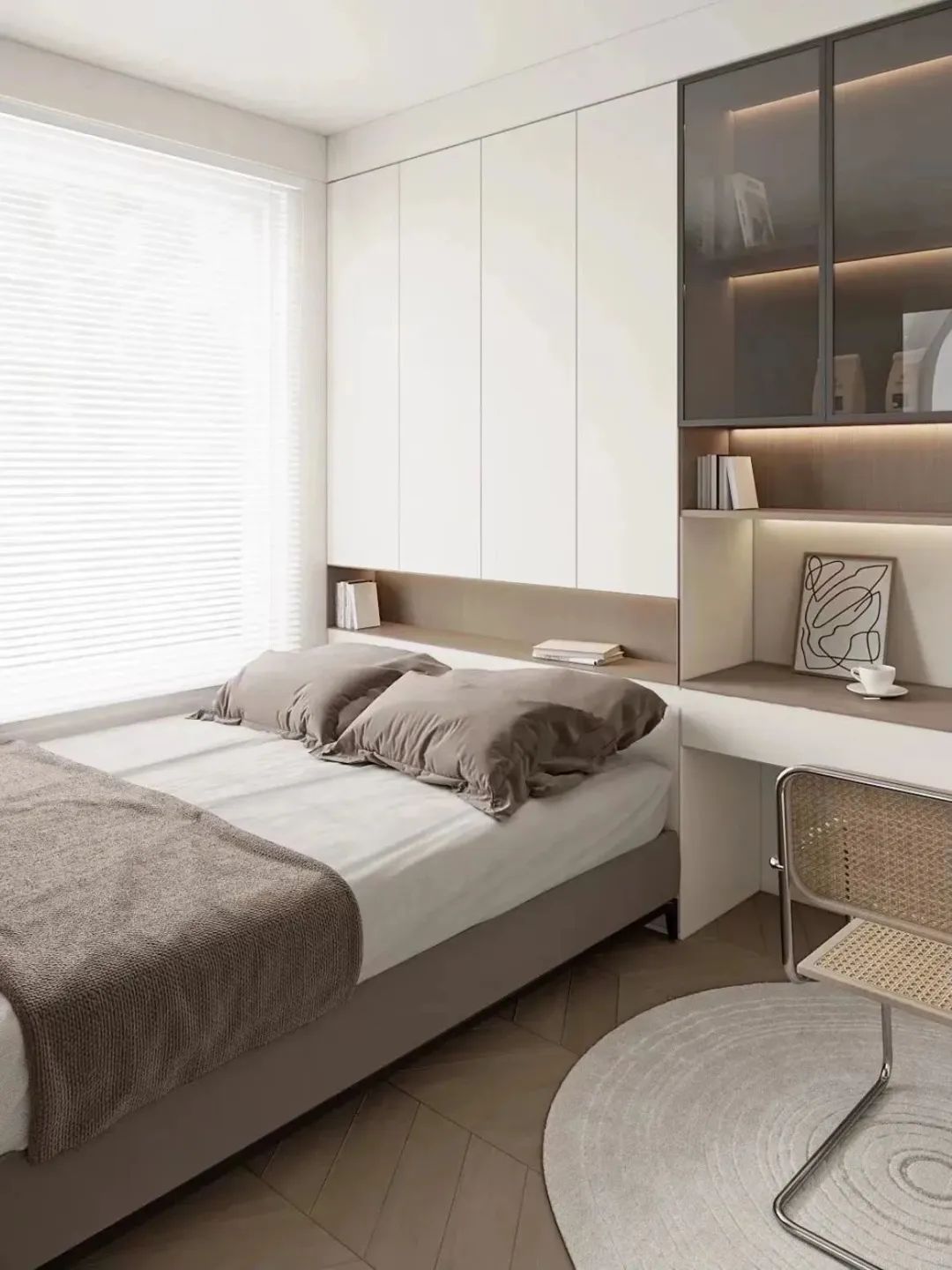 小卧室设计 · 榻榻米 VS 传统床,哪个更适合你?丨高灰别墅大宅设计-39