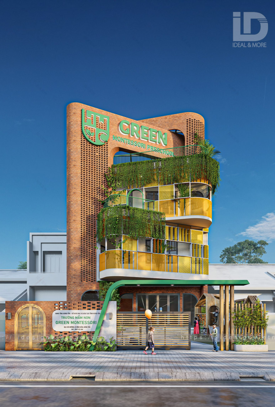 GREEN MONTESSORI(鸿基绿色蒙特梭利幼儿园)丨越南丨iDesign越南-8