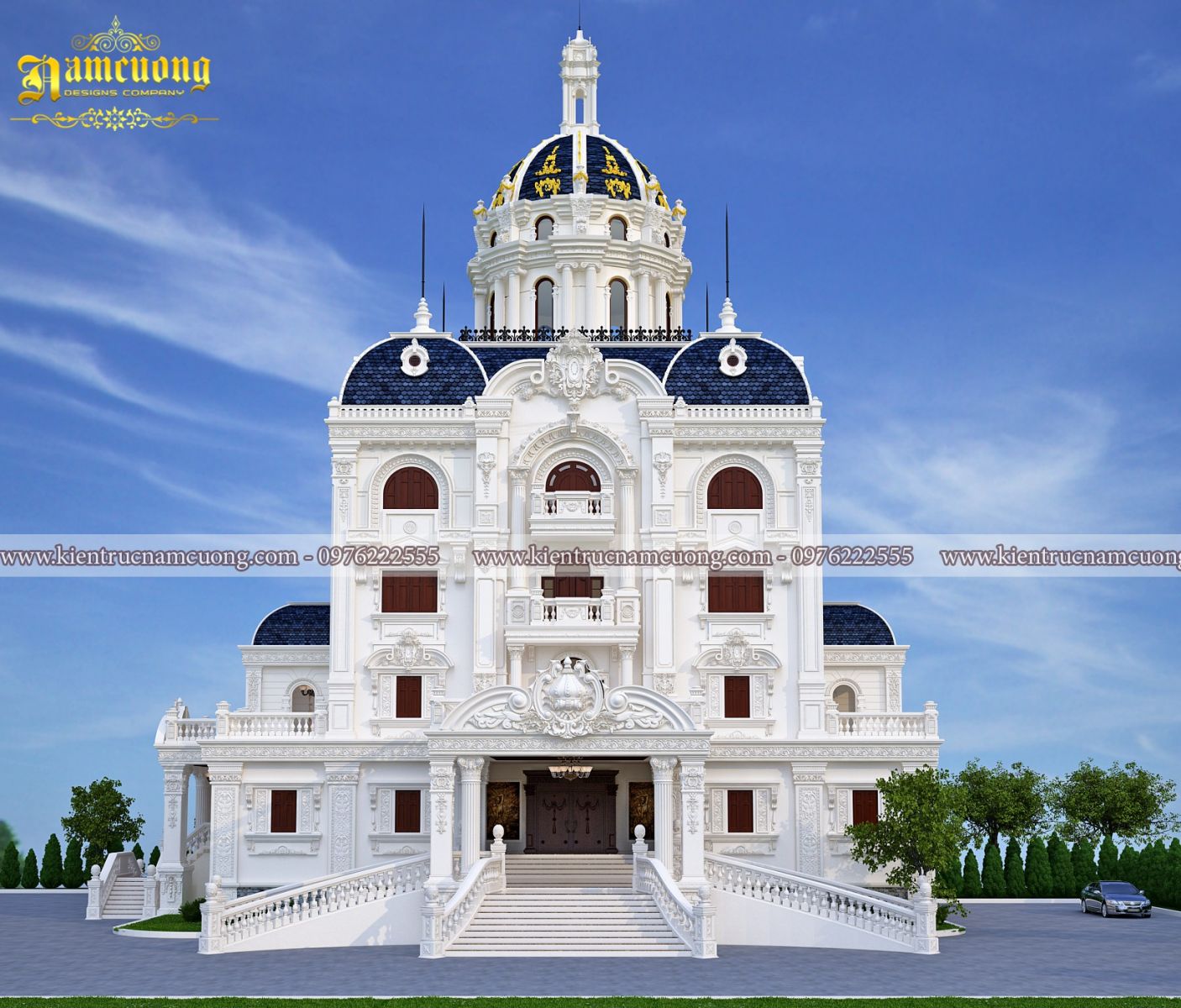 法式风情办公楼设计-9