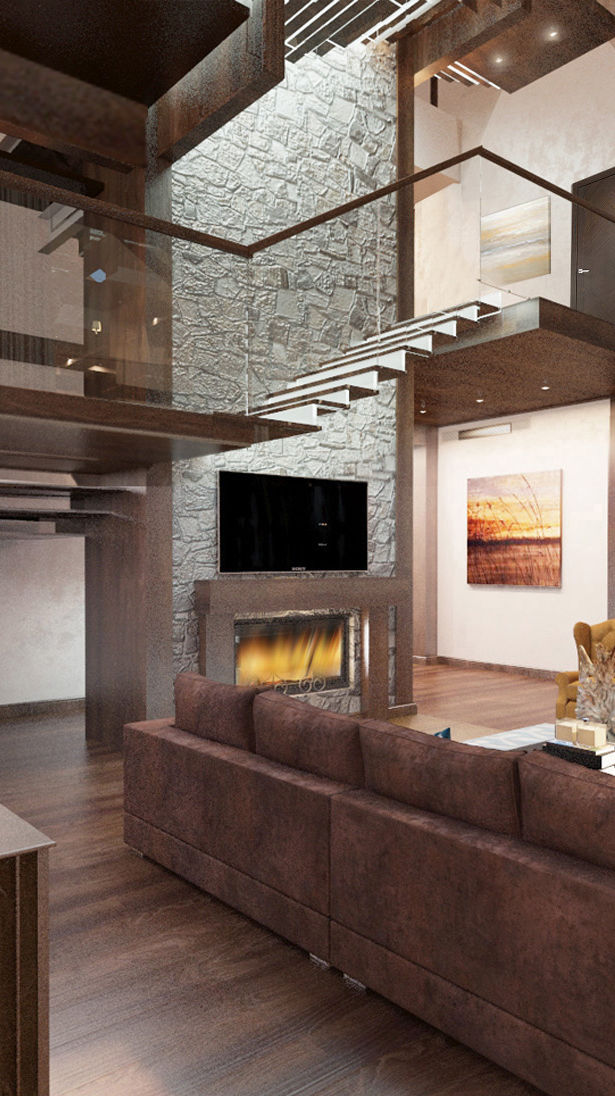 570㎡斯堪的纳维亚与北俄风格项目丨ARXY工作室-21