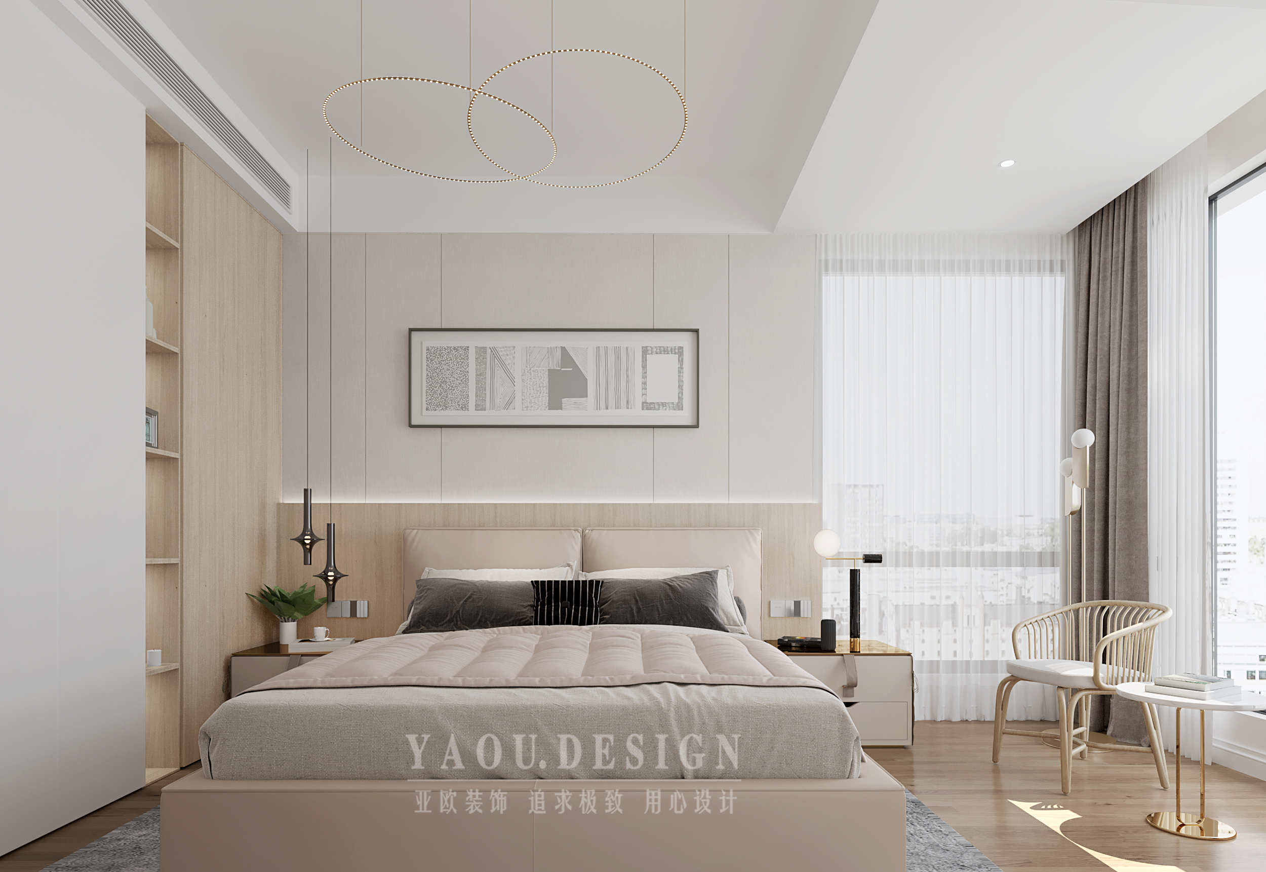 安吉山语城现代复式家居设计丨亚欧设计-20