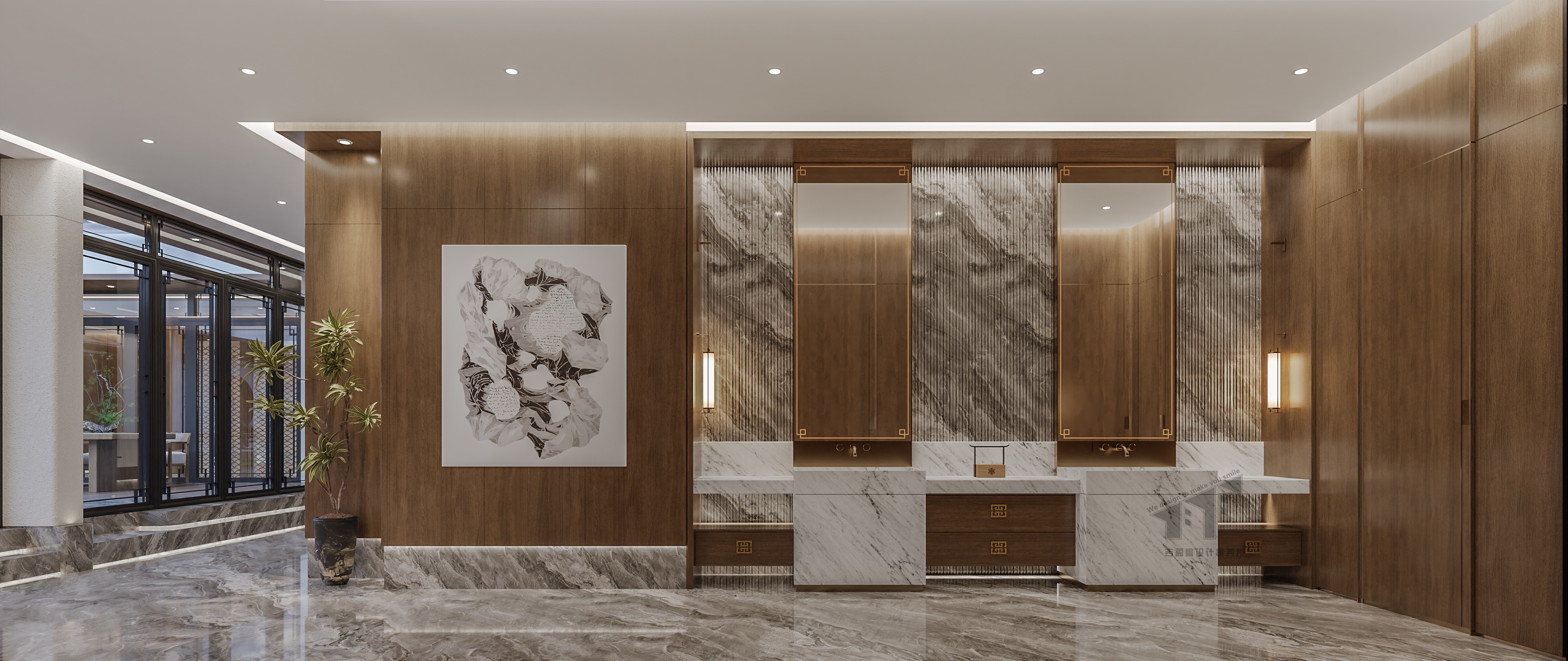 吉盈豪设计| 流动与凝聚 会所空间的叙事-1