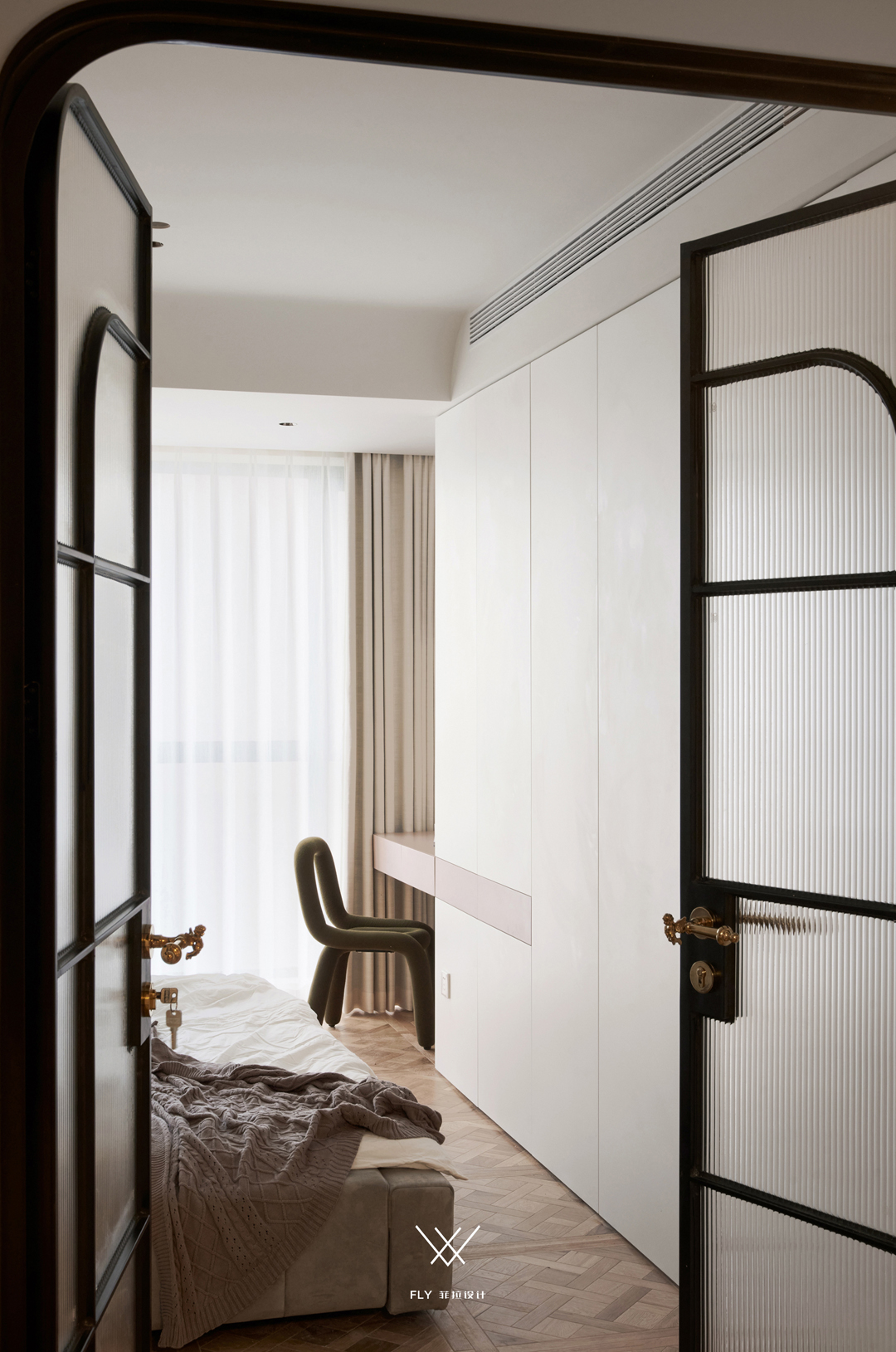 杭州和谐嘉园轻法式温馨住宅设计丨中国杭州丨菲拉设计-37