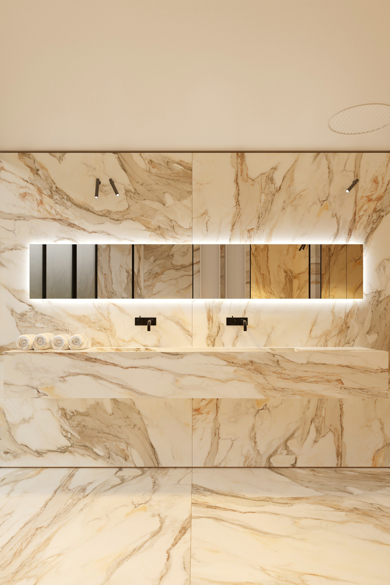 暖色极简空间设计丨Igor Sirotov-29