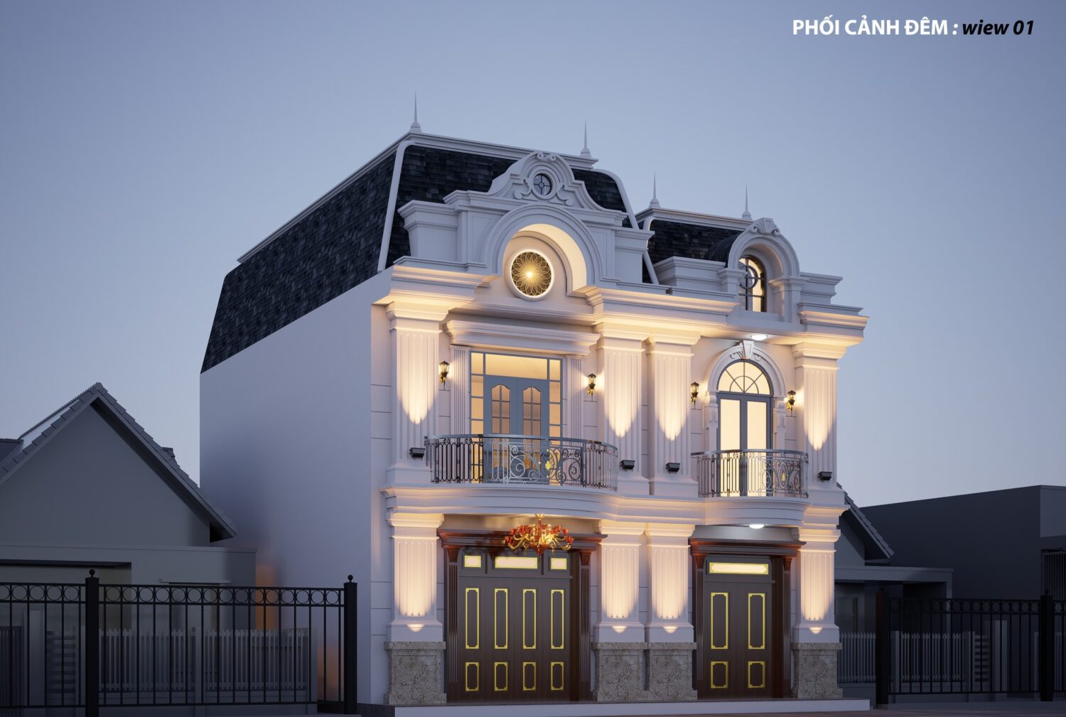 免费Sketchup别墅外观模型丨Linh Phan-6