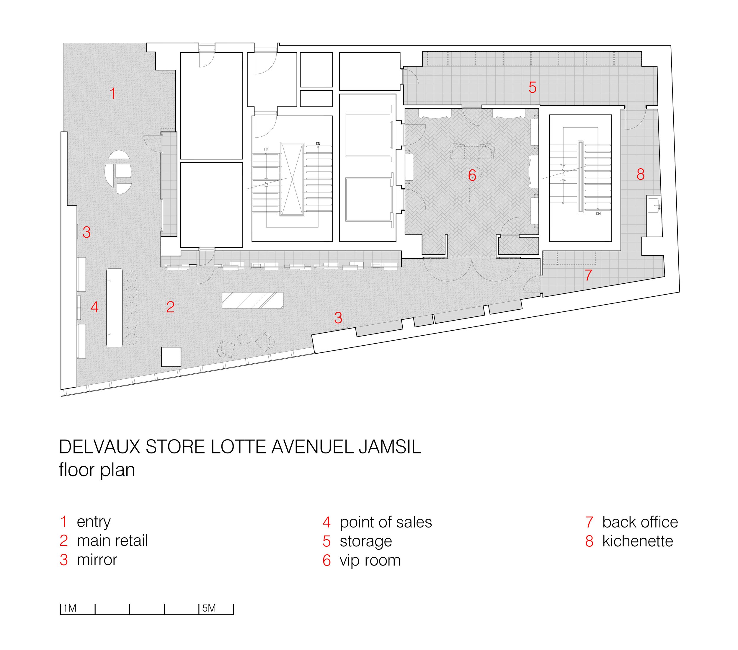 delvaux store in lotte avenuel jamsil — hjl studio-18