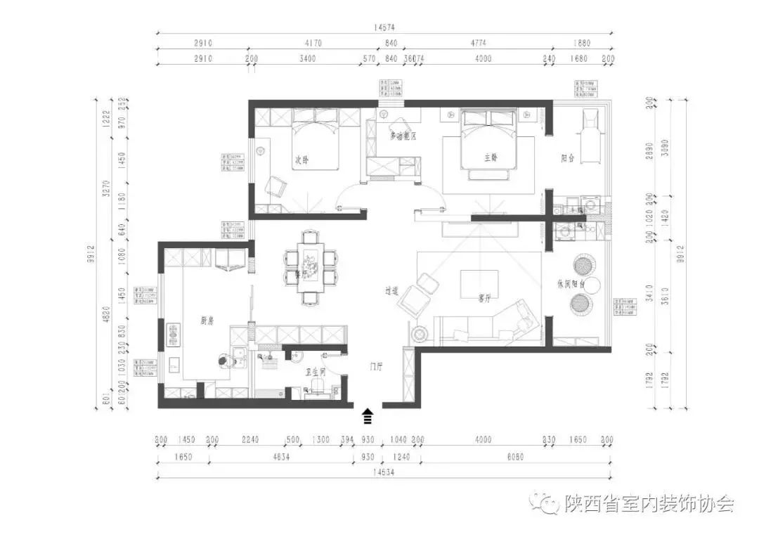 咸阳秦雅苑 | 梵高式黄色家居，温馨而活力-28