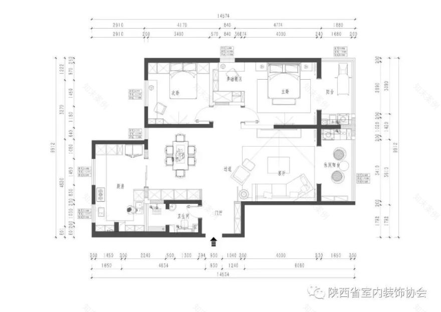 咸阳秦雅苑 | 梵高式黄色家居,温馨而活力-28