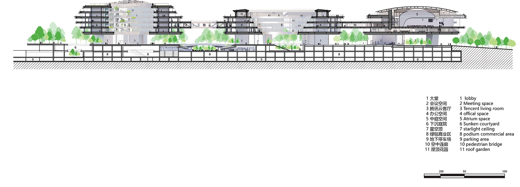 腾讯深圳总部04地块“云”楼丨中国深圳丨MAD建筑事务所-59