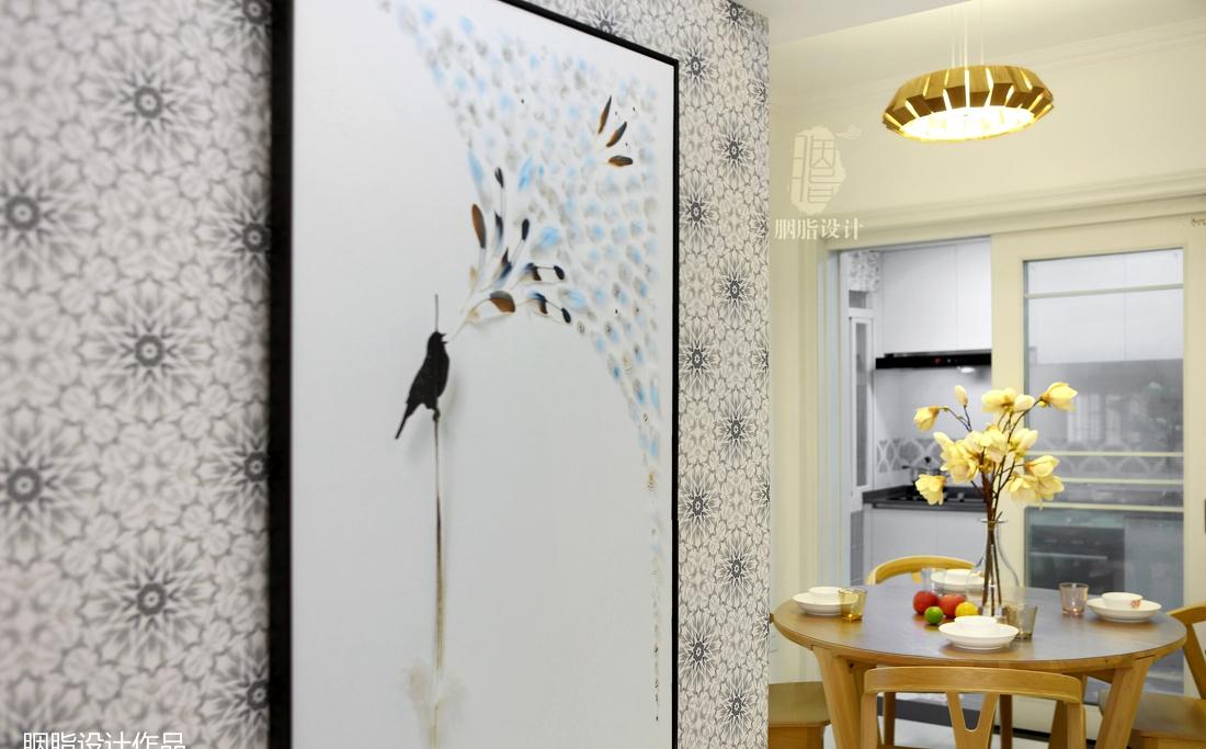 北欧风家装设计，原木元素与色彩搭配的清新之作-19