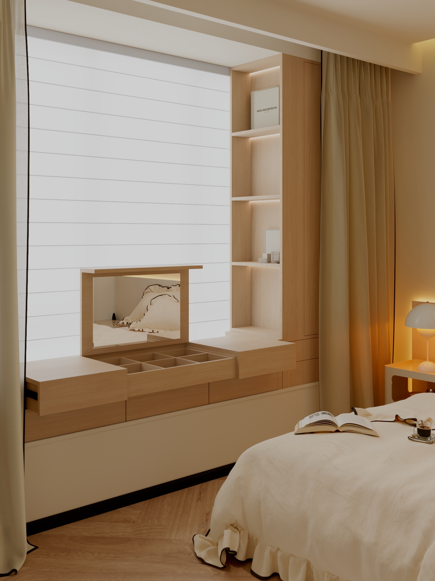 粉雾奶油｜温柔系轻法式治愈私宅-8