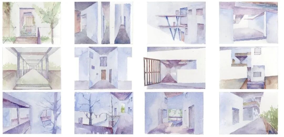 国美学妹的优秀毕设！从电影《东京物语》和象山校园建筑群的调研出发！“电影建筑学转译重构+蒙太奇尝试”，重构空间的2.5维！-57