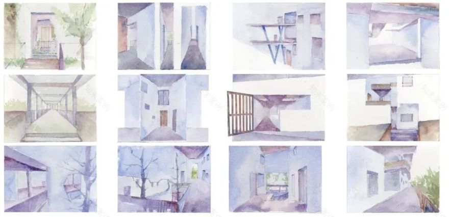 国美学妹的优秀毕设!从电影《东京物语》和象山校园建筑群的调研出发!“电影建筑学转译重构+蒙太奇尝试”,重构空间的2.5维!-57