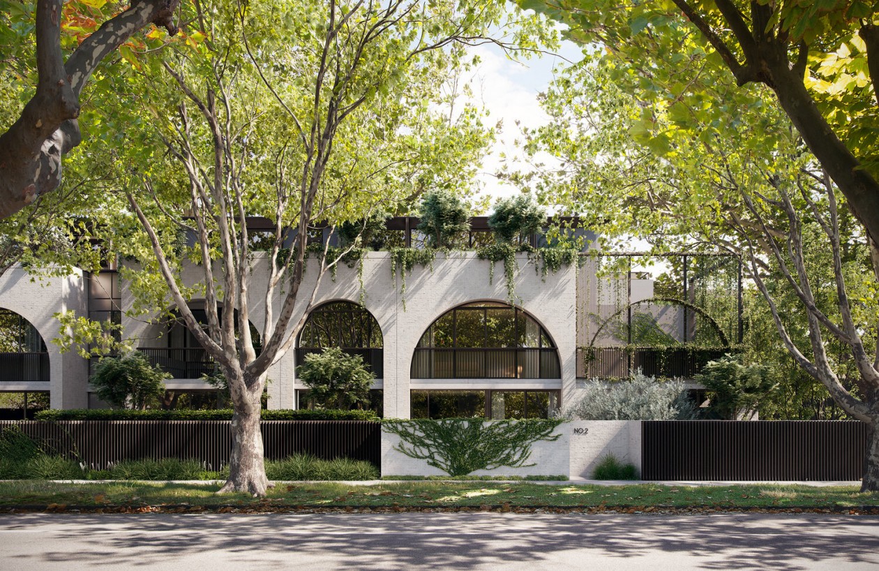 自然精致的公寓楼，开放式厨房和落地窗的完美结合-0