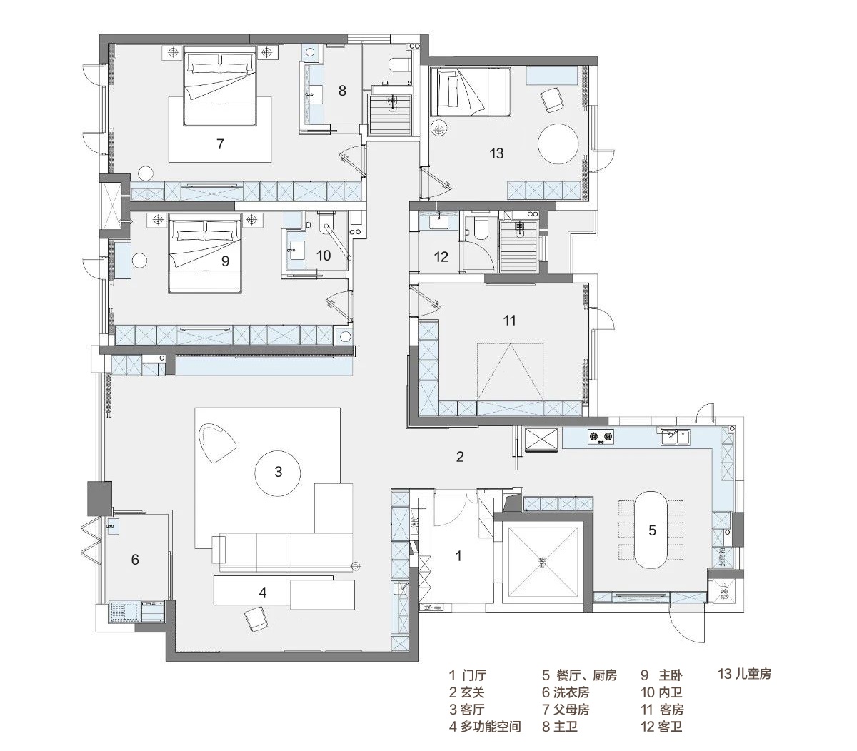 为父母打造的现代风格舒适家丨中国南昌丨南昌阿鹤设计-4