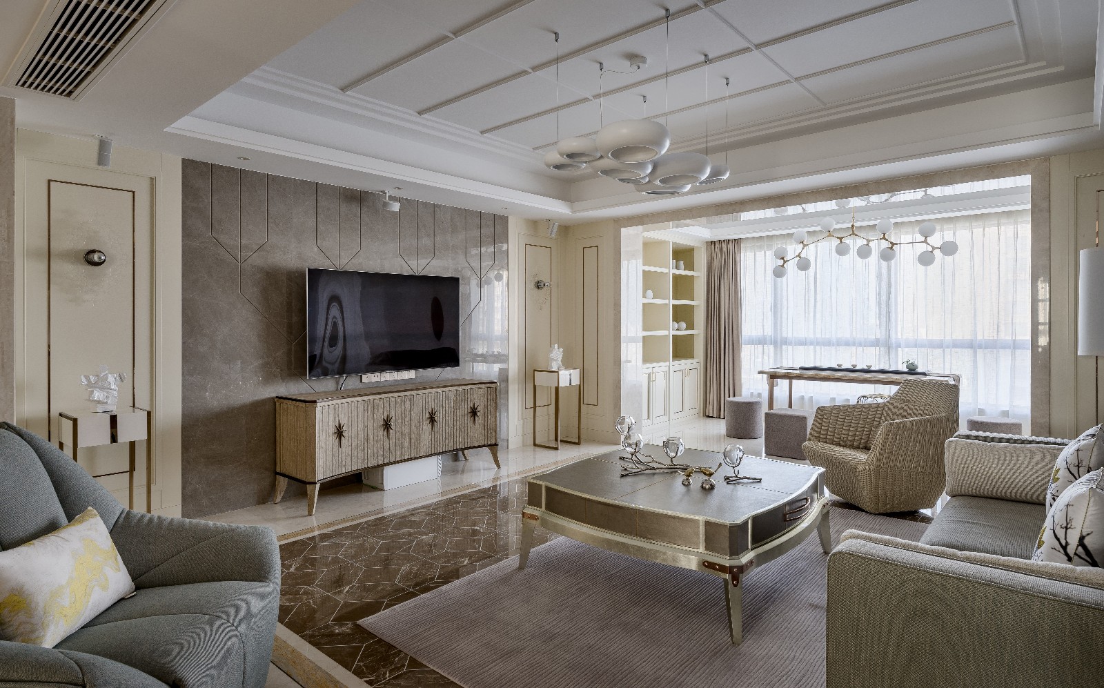 50度灰——246㎡福州融桥外滩样板房-13