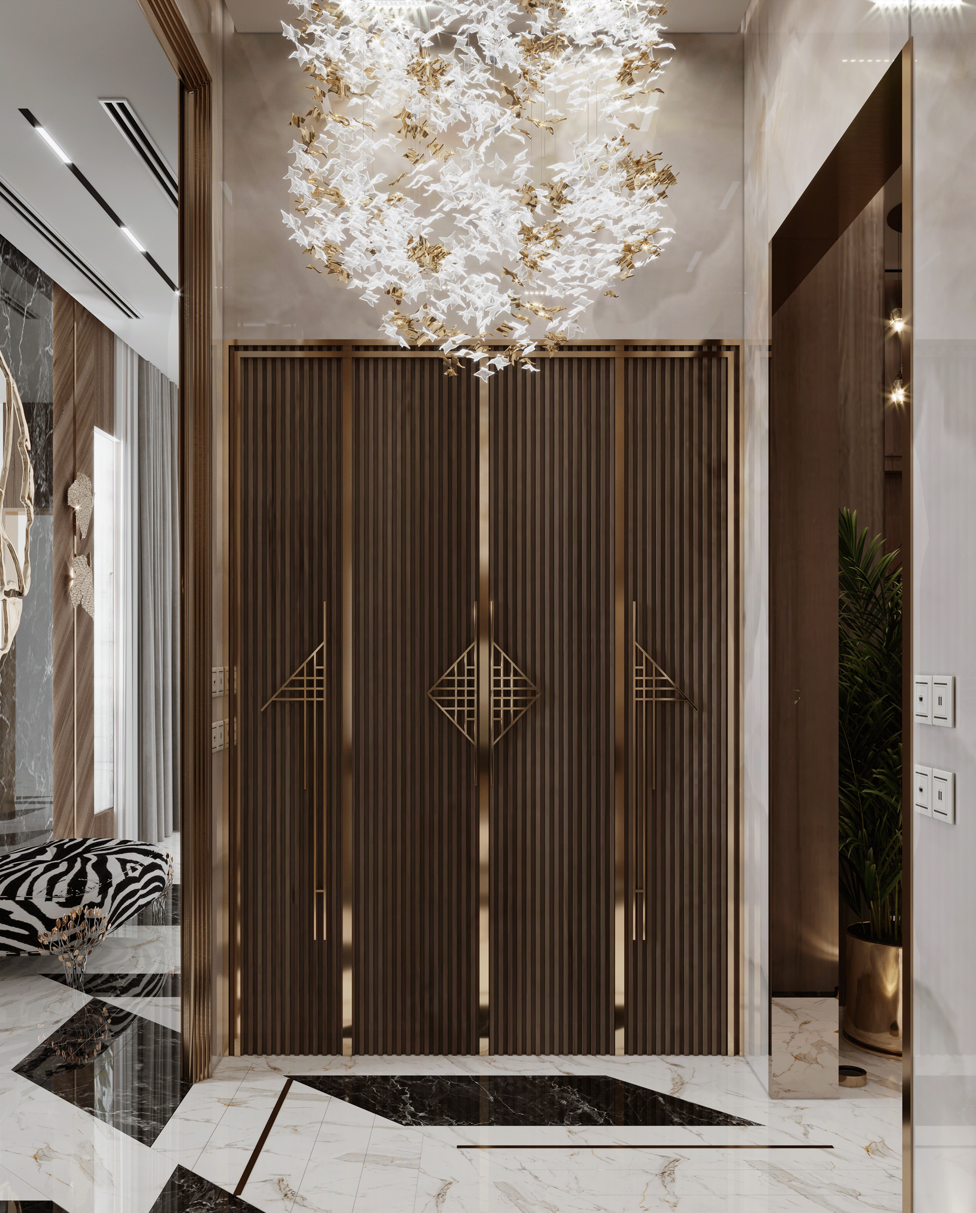 豪华洗手盆区设计丨沙特阿拉伯丨EVENTO designs-8