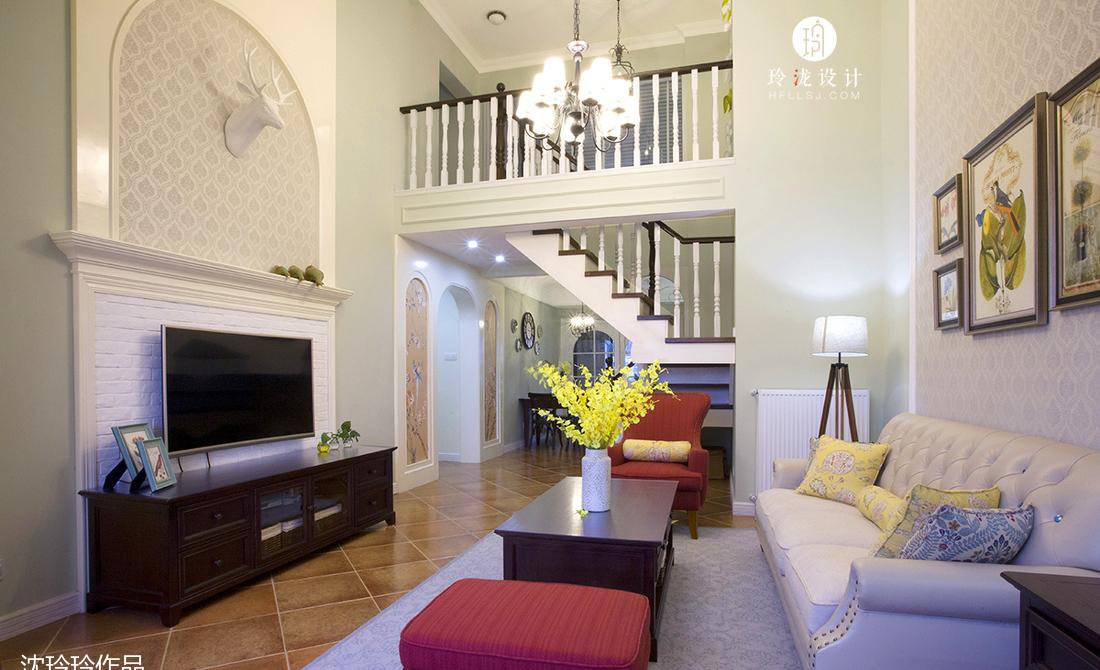 合肥新景花园家居装修设计 | 绿色浪漫,美式木屋-6