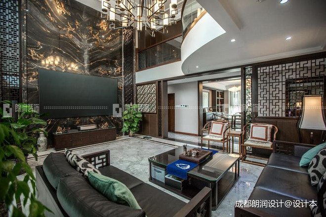 成都朗润·友谊花园新中式装修案例丨林丽星（成都朗润装饰公司出品）-17