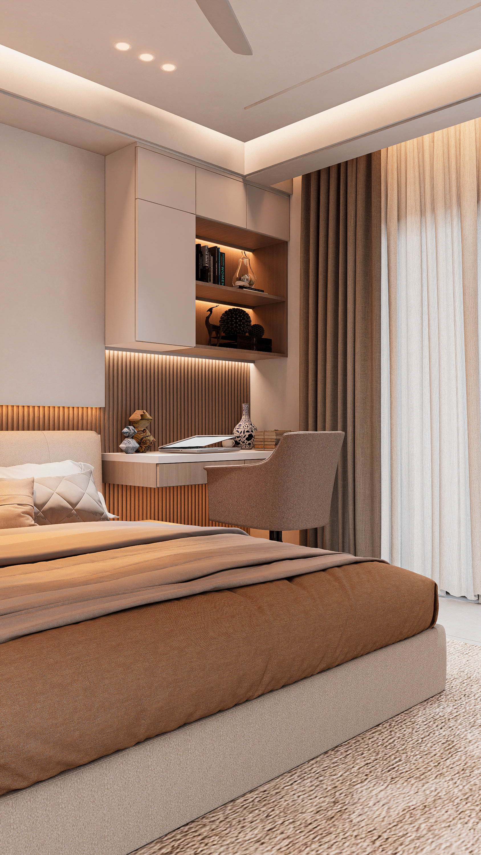 MINIMAL BED ROOM（极简卧室）丨Khetis Chandra Roy-1