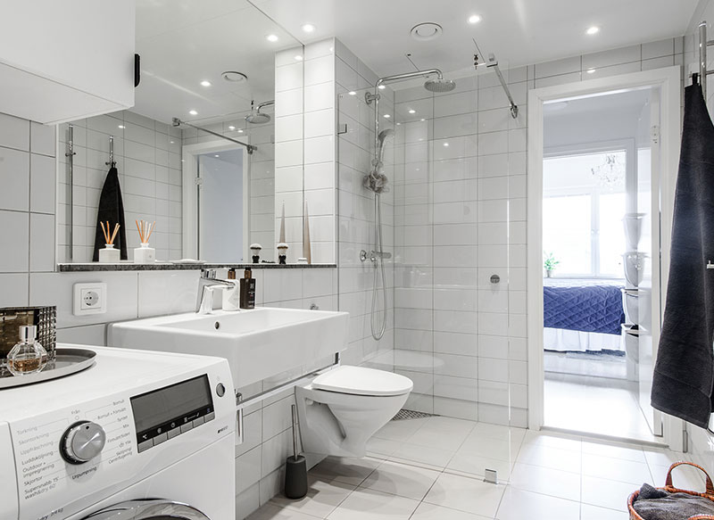 瑞典绿色乡村一居室公寓 | 露台与屋顶花园的时尚居所-17