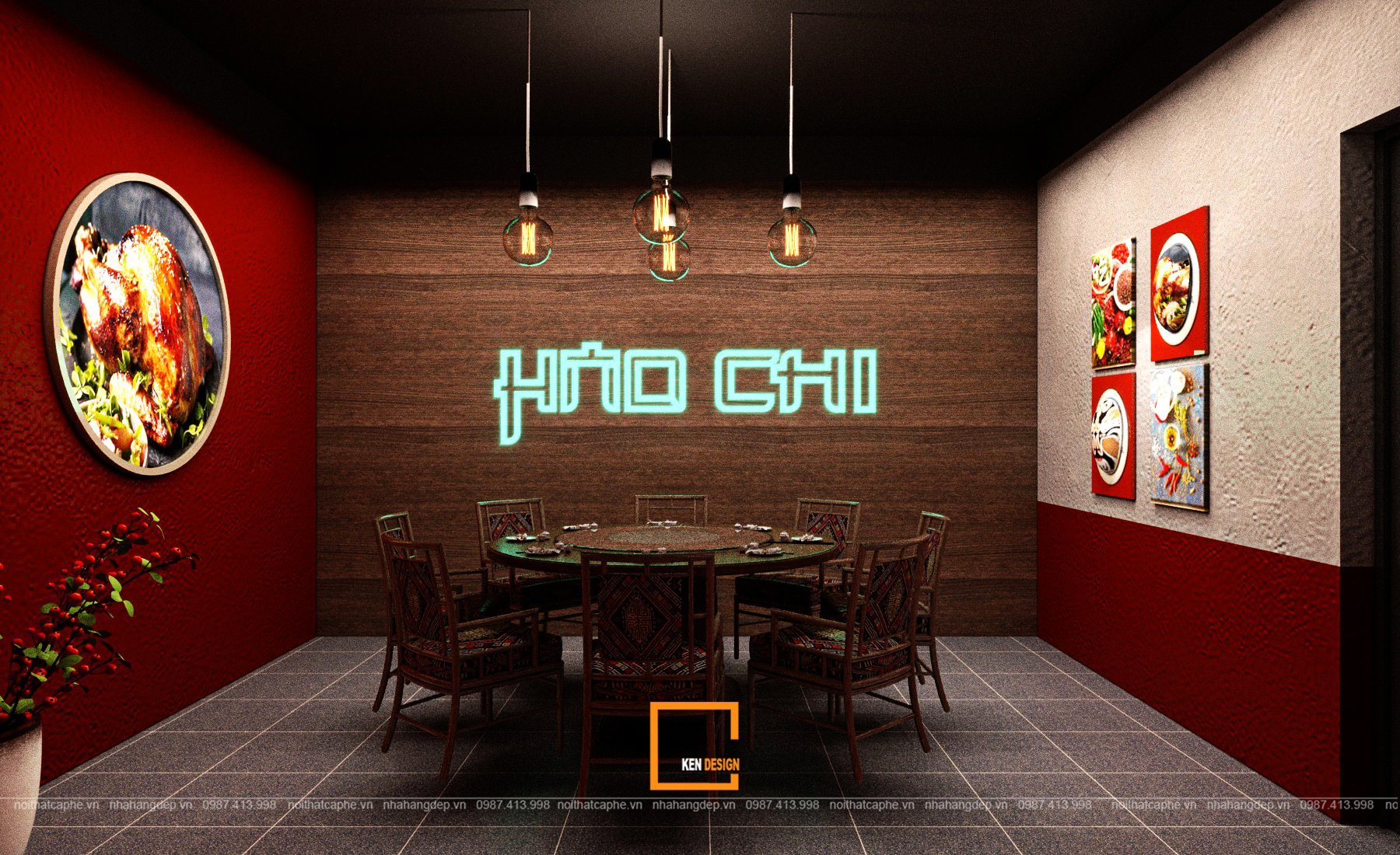 Cùng KenDesign thiết kế 2 mẫu nhà hàng Trung Hoa-16