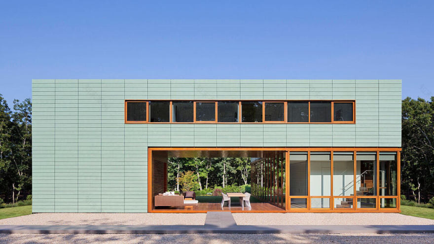 绿意盎然|| 罗杰·费里斯 + 合作伙伴设计纽约别墅-1