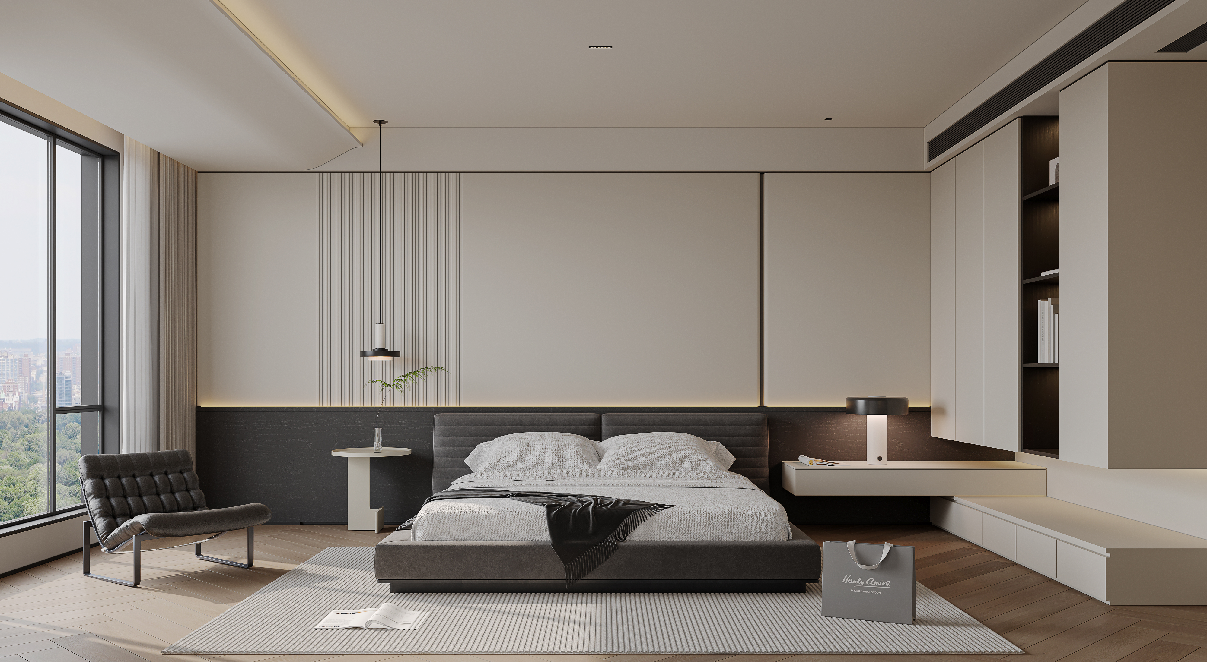 挑空别墅丨晫易视觉-7