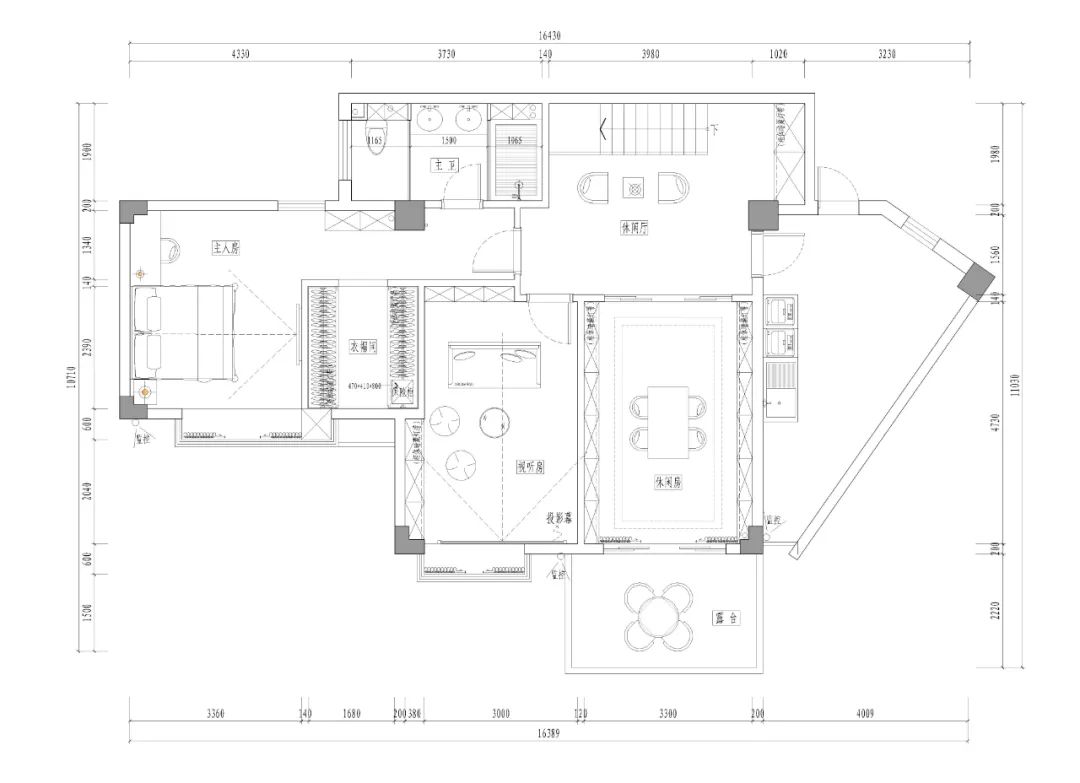 鑫润花园 · 现代简约复式楼的兴趣家居设计丨中国广州丨梁璟堂-7