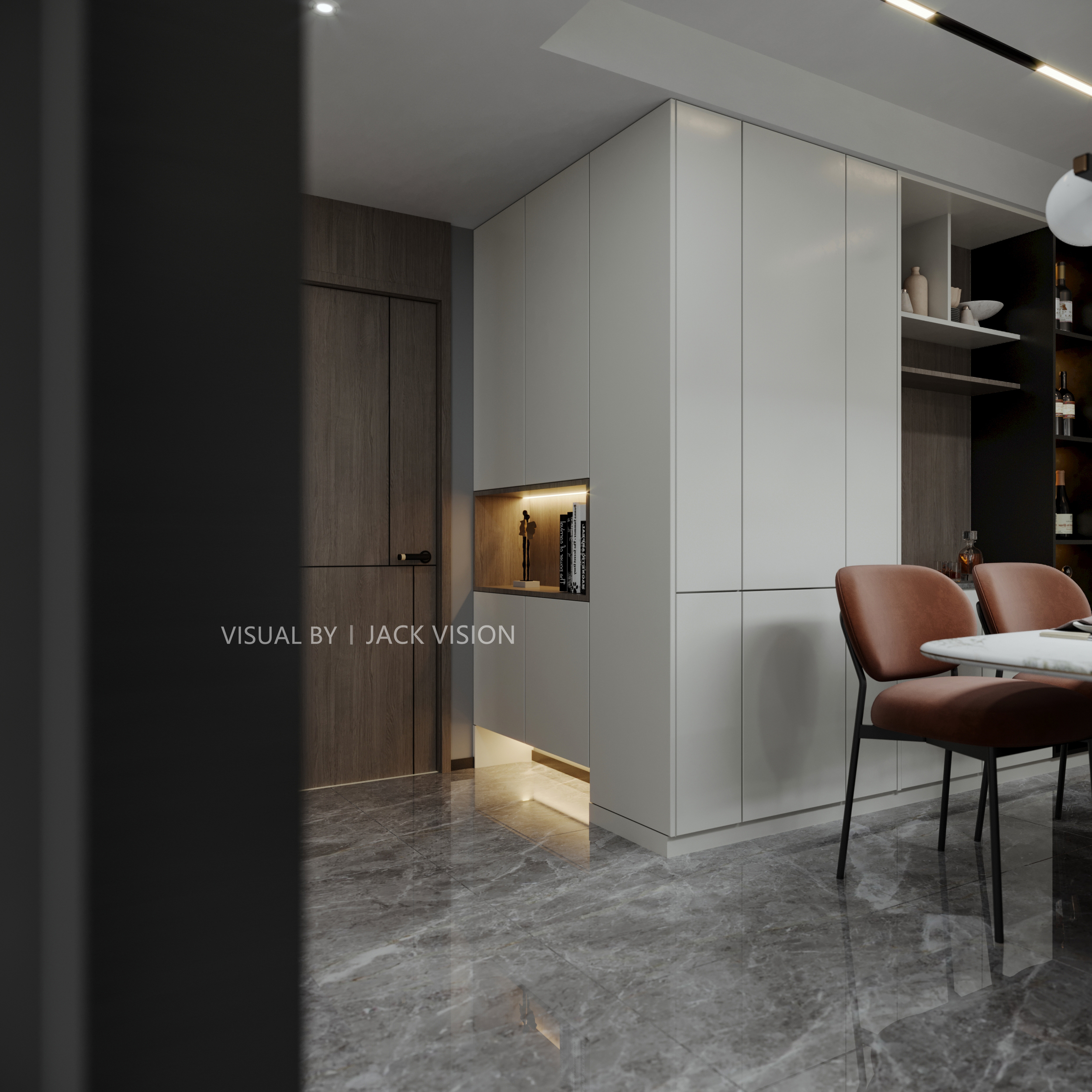 湖南现代简约风平层设计丨中国湖南丨拾集设计-4