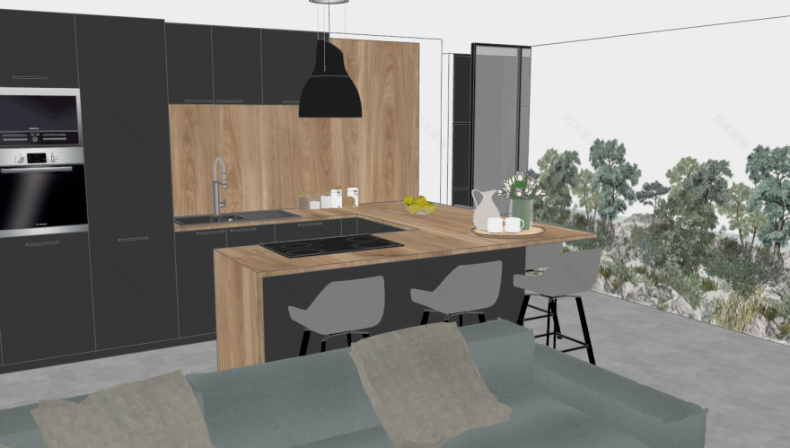 公寓焕新装修项目丨Sandrine Paucher(室内建筑师兼装饰师)-21