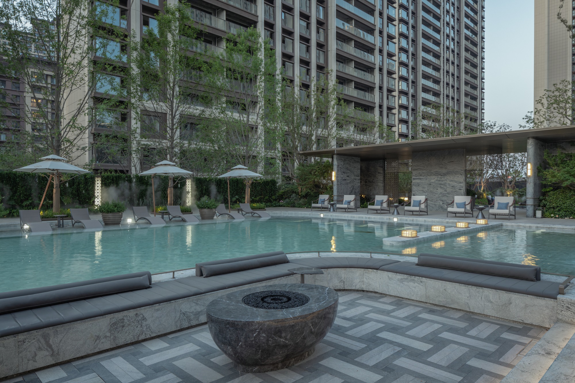 华发无锡中央首府 · 江南海派· 奢藏花园丨中国无锡丨广亩景观-44