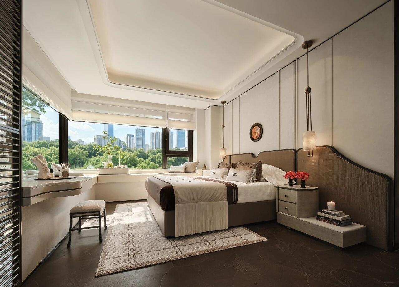 璞辉设计 · 中建东孚上海中环麓岛145㎡样板间丨中国上海丨软装上海璞辉空间设计有限公司,硬装集艾设计-22