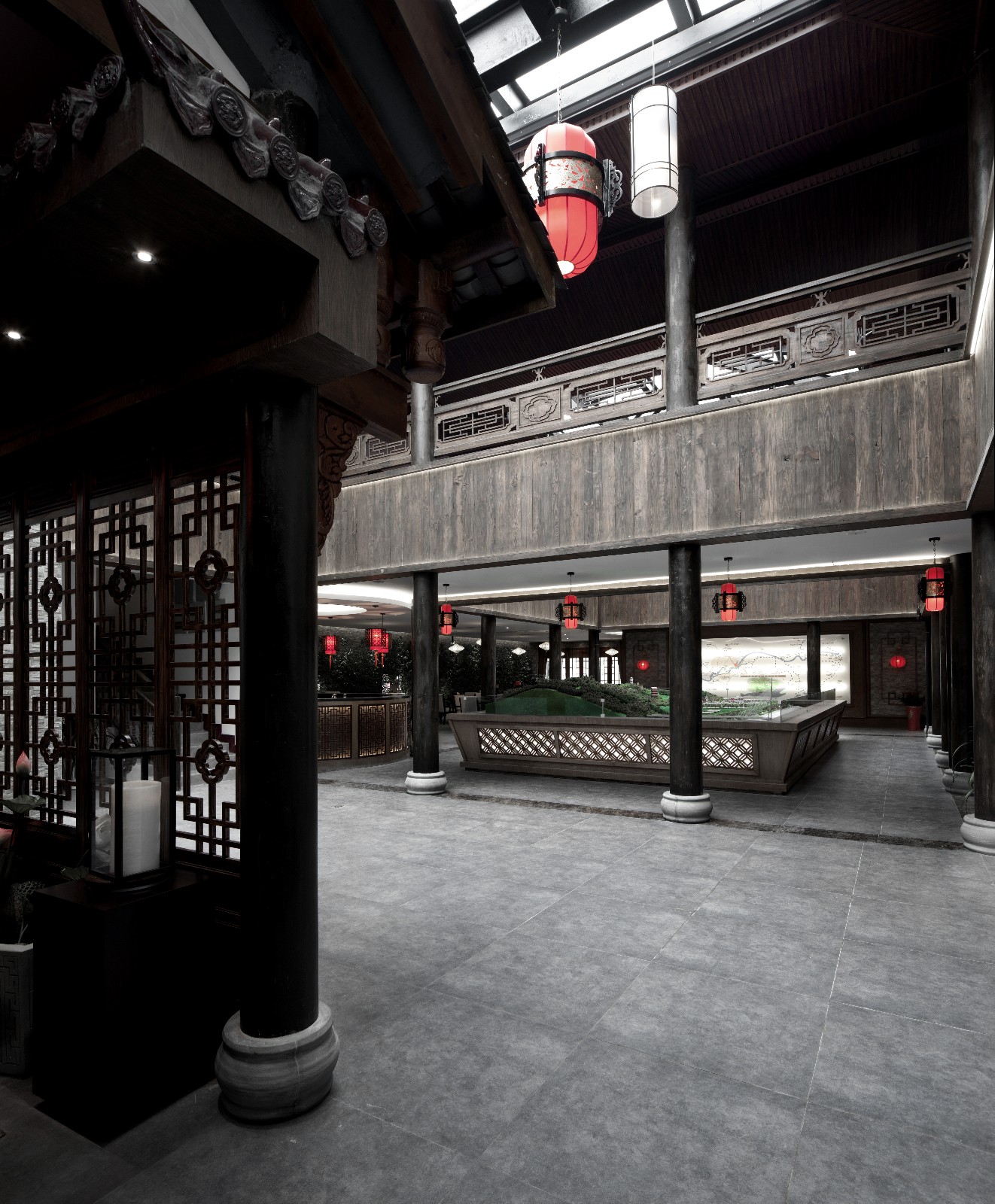 丰都古城·新中式售楼处  重庆宗灏装饰设计-4