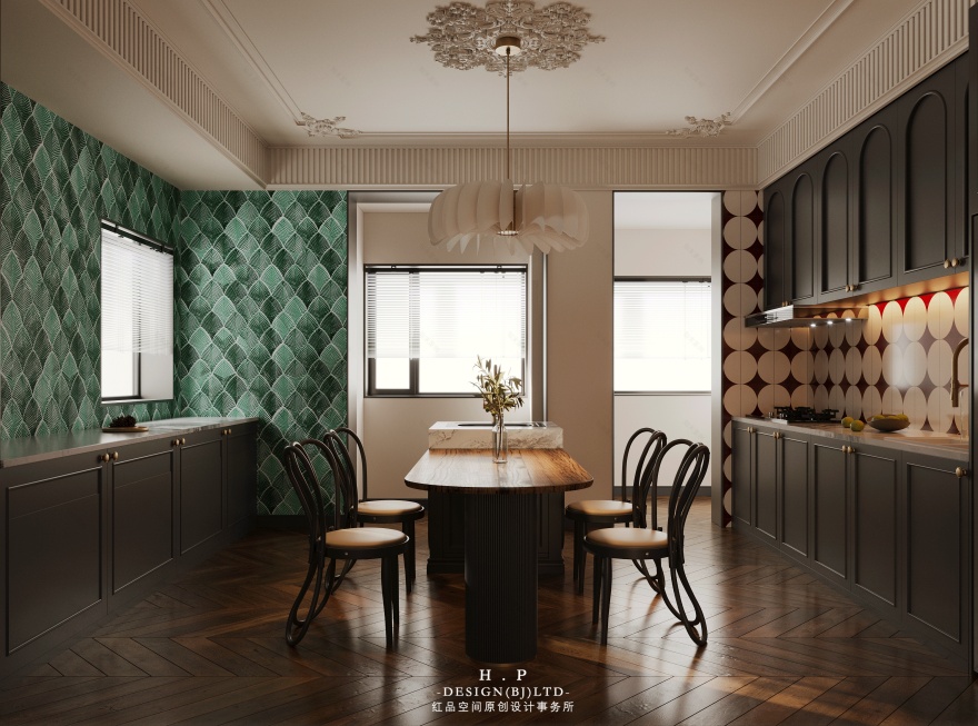 146㎡慵懒法式复古风设计丨中国北京丨红品空间原创设计-16