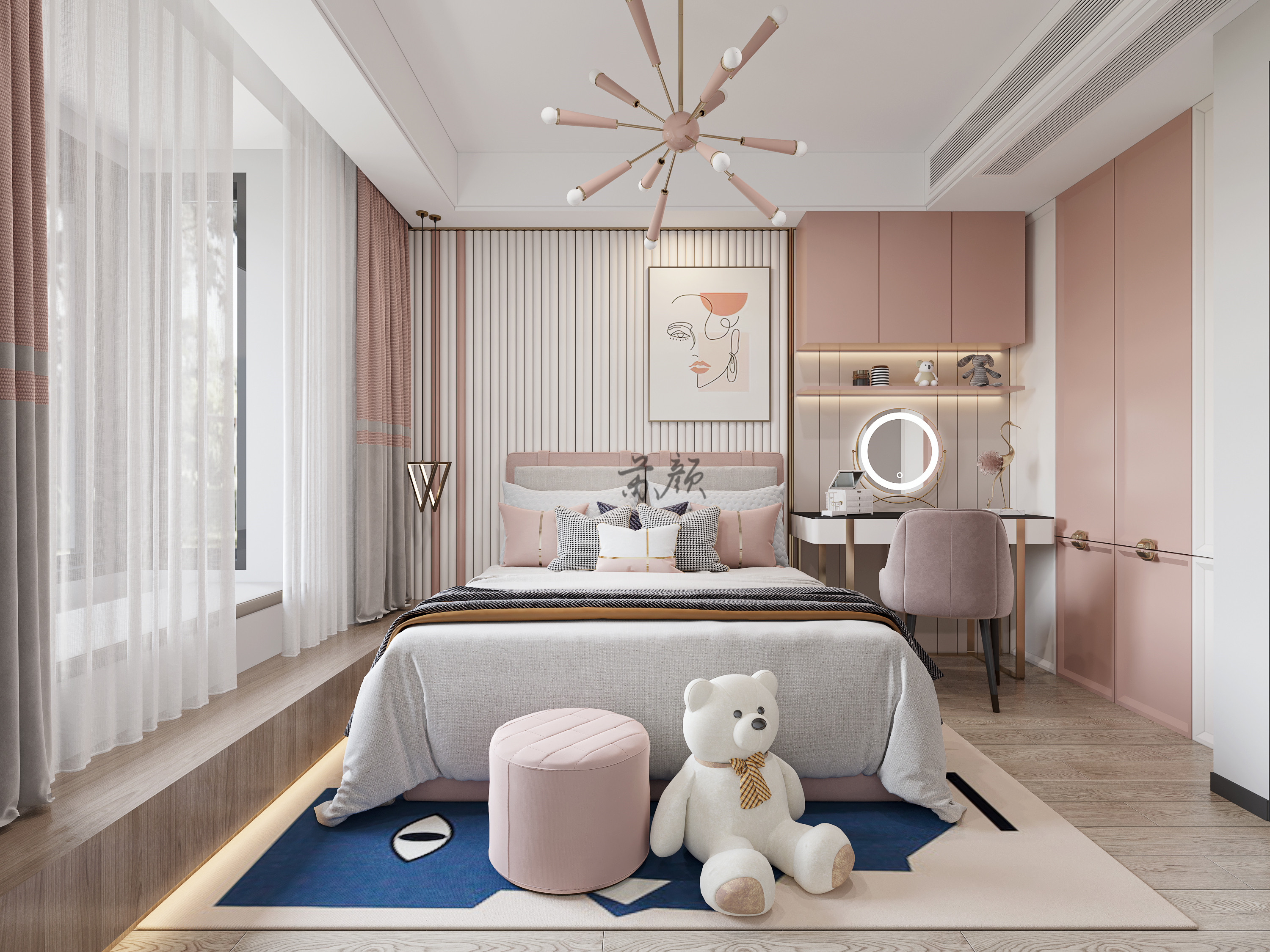 慵懒舒适卧室设计-3