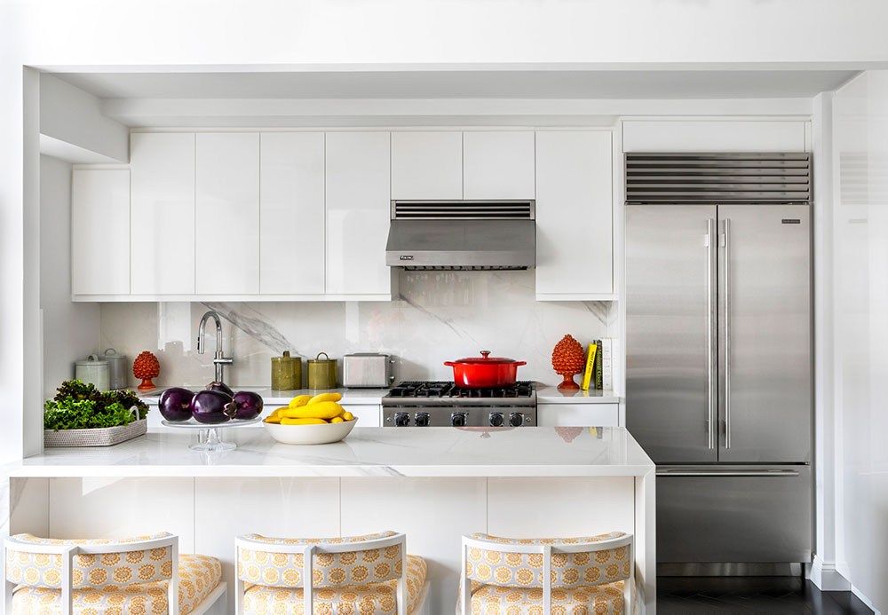 纽约明亮黑白公寓的彩色魅力-7