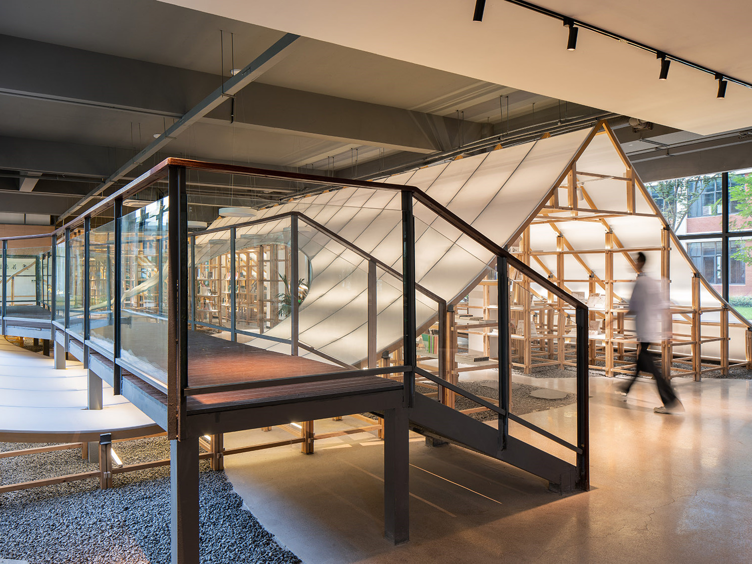 杭州“书山” – 新华书店余高店丨中国杭州丨植田·田之间建筑-3