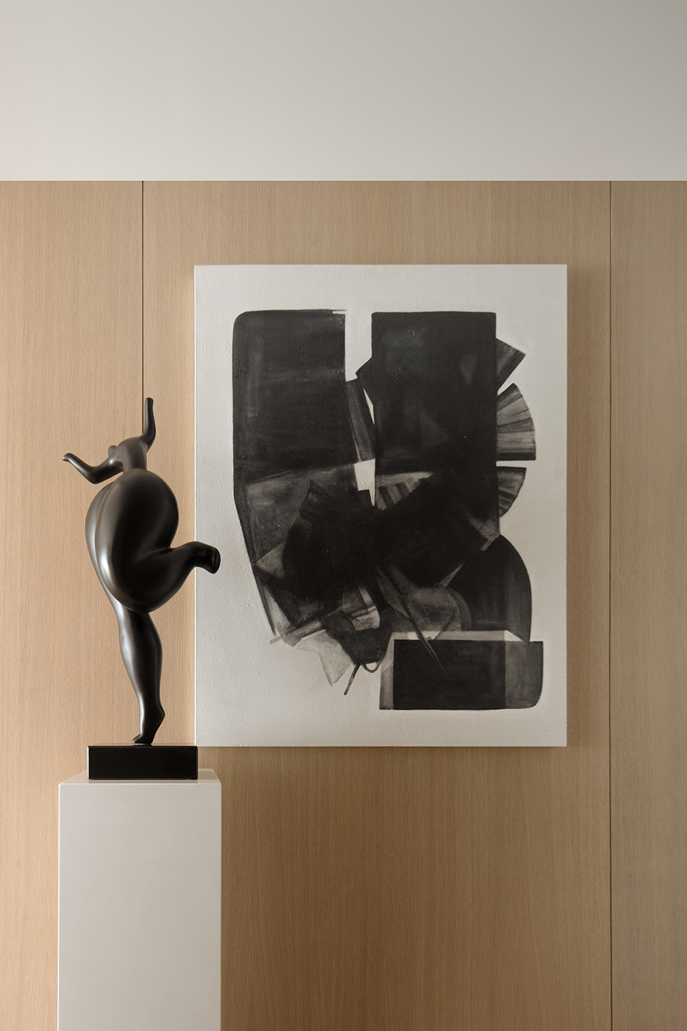 私宅原木风|素简·治愈丨中国深圳丨鸿艺源设计,例外软装设计-76