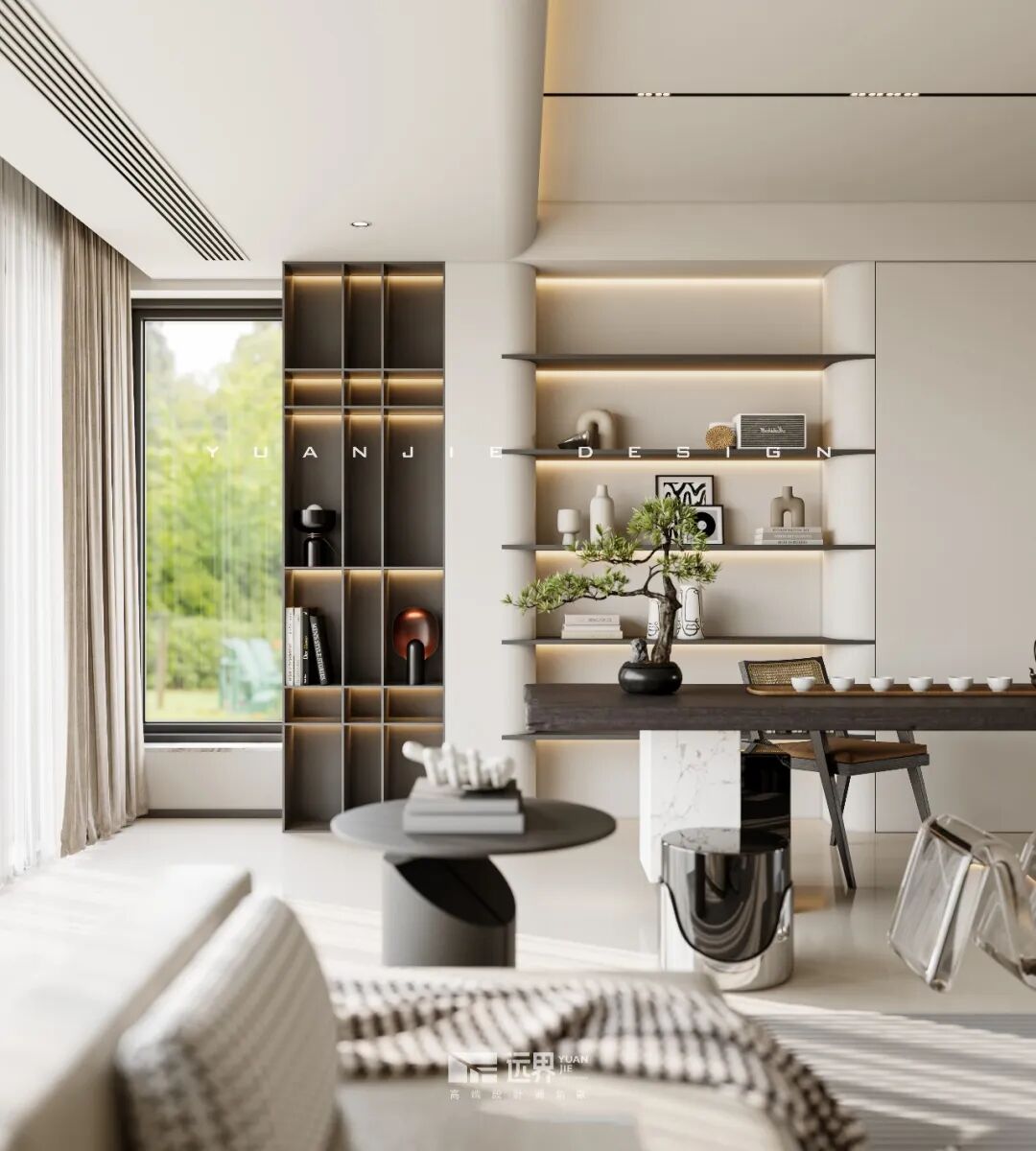 中洲锦城湖岸300㎡ X栖于光影丨中国成都丨C&D house工作室-26