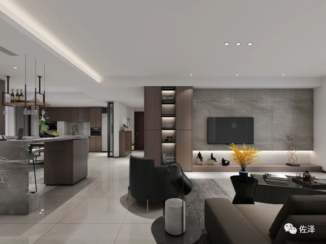 香开长龙现代家居,自由与高级灰的完美融合-89