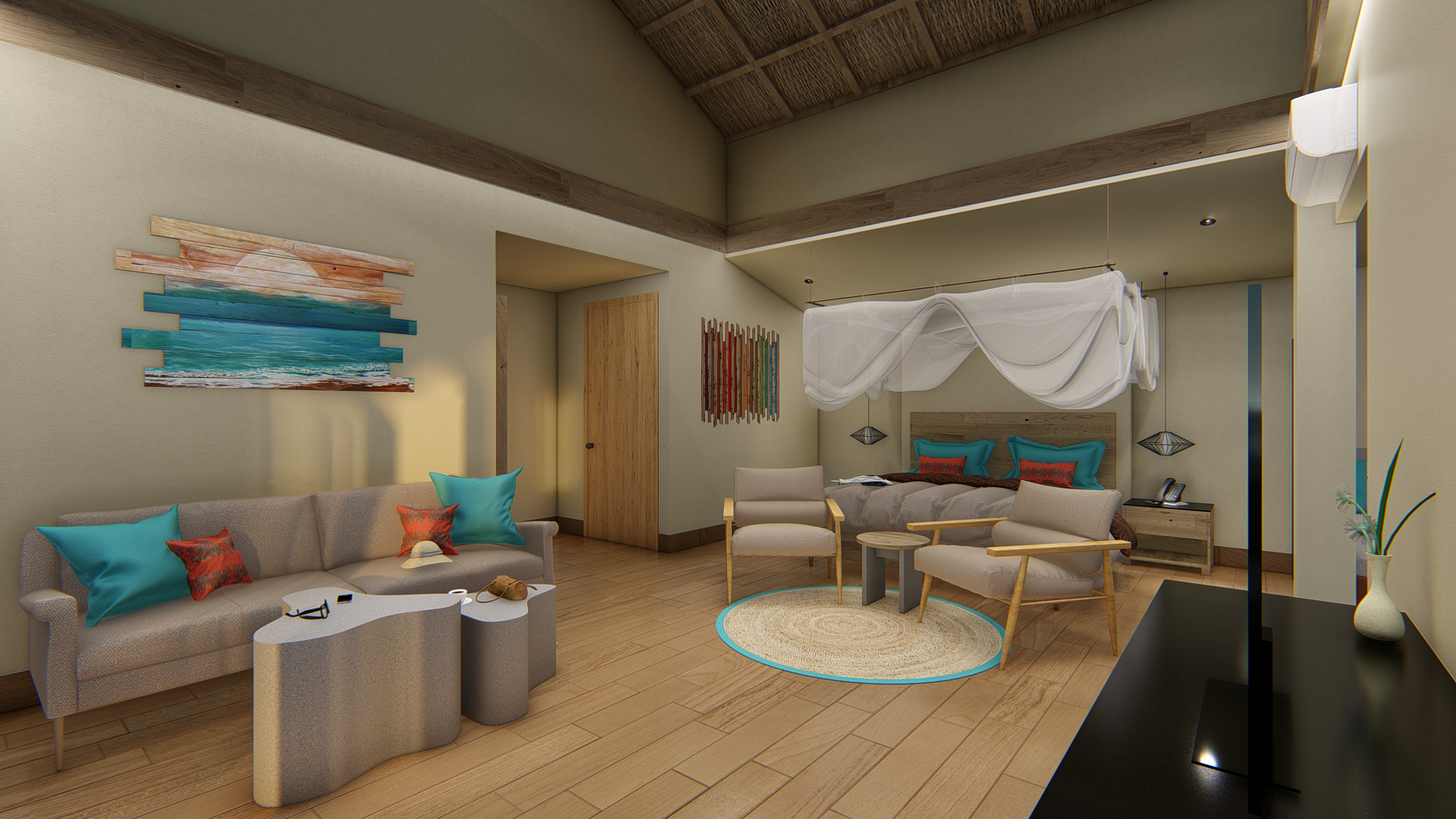 Interior bungalow design resort in Vietnam-4