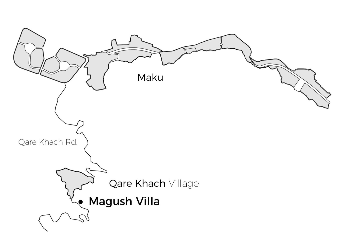 伊朗马库边陲别墅 | 解构山墙屋顶，融入自然景观-47