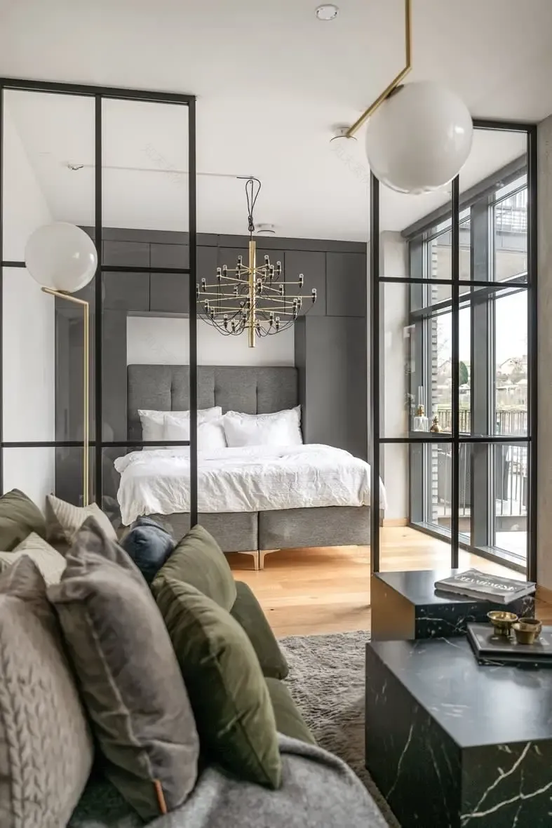 瑞典 33m²精致一居,现代功能之选-2